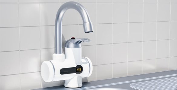 Elektrischer Wasserhahn Test