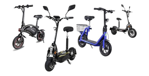 E-Scooter mit Sitz Test