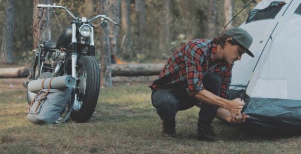 Motorrad Zelt Test